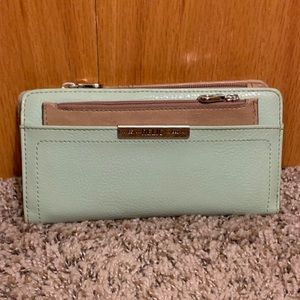 Relic Caraway Checkbook Wallet & Removable Pouch